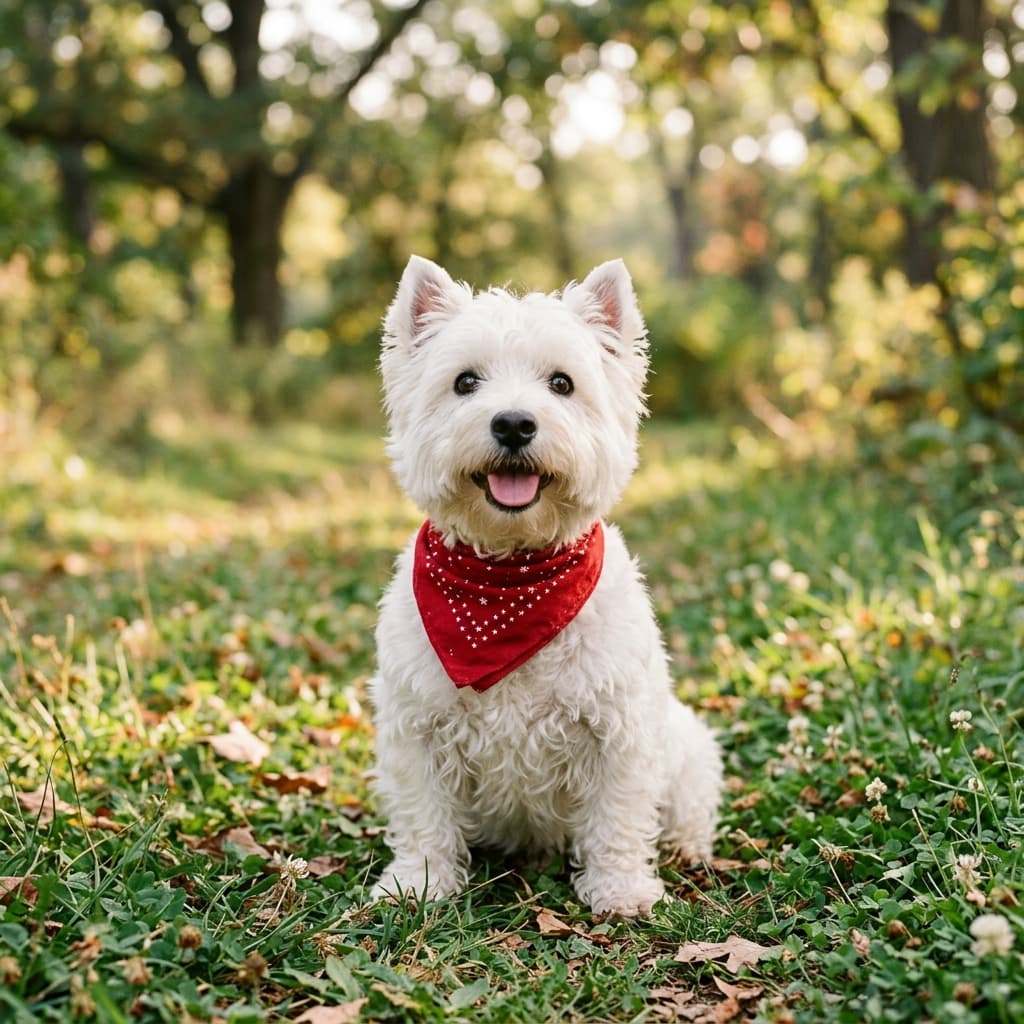 Tori Red Bandana Smile